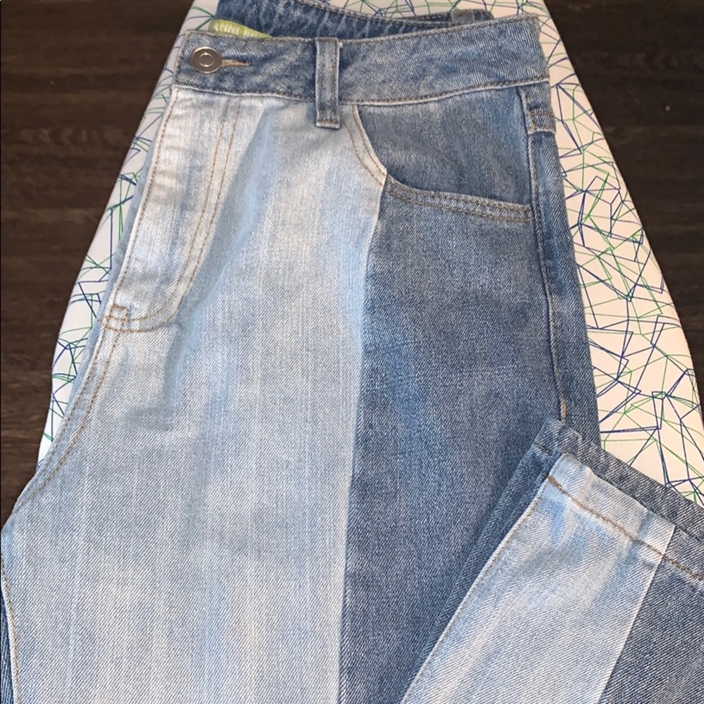 GIANNI BINI SIZE MEDIUM TWO TONED JEANS